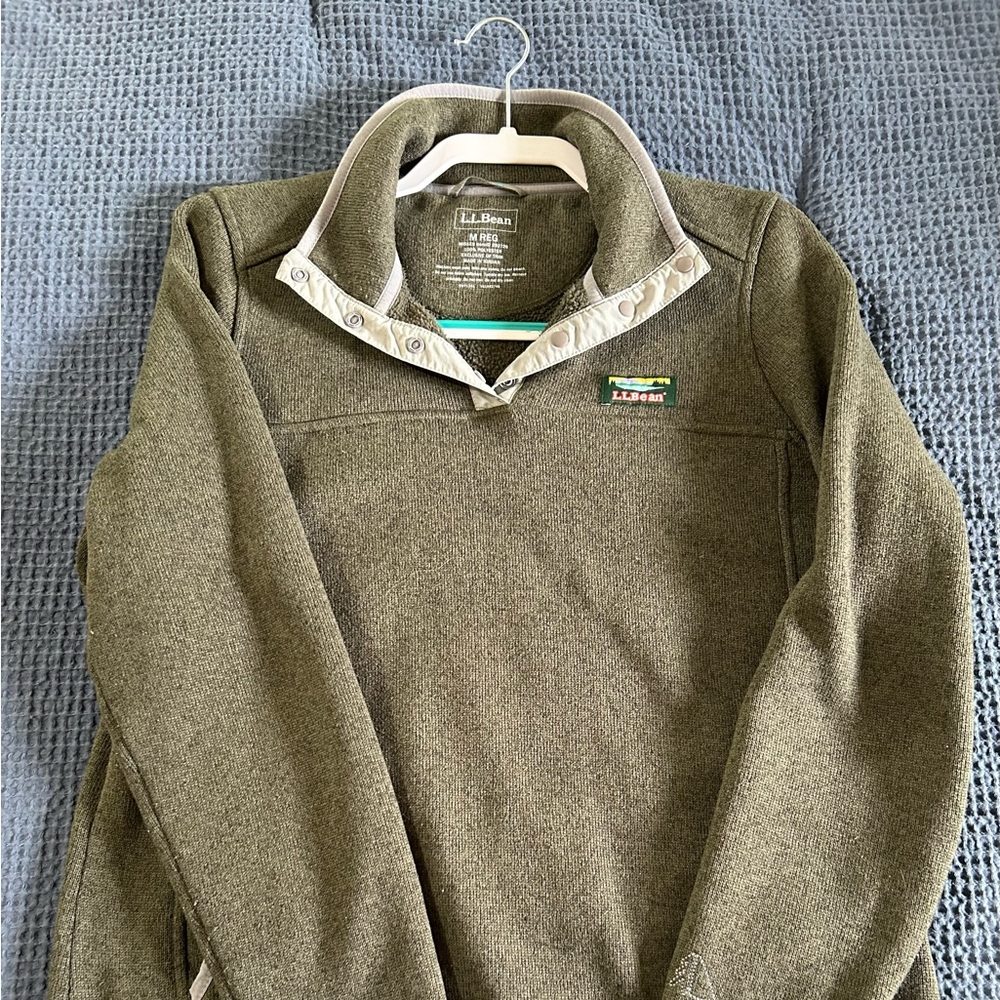 L.L.Bean Women’s Sweater Fleece Pullover size M